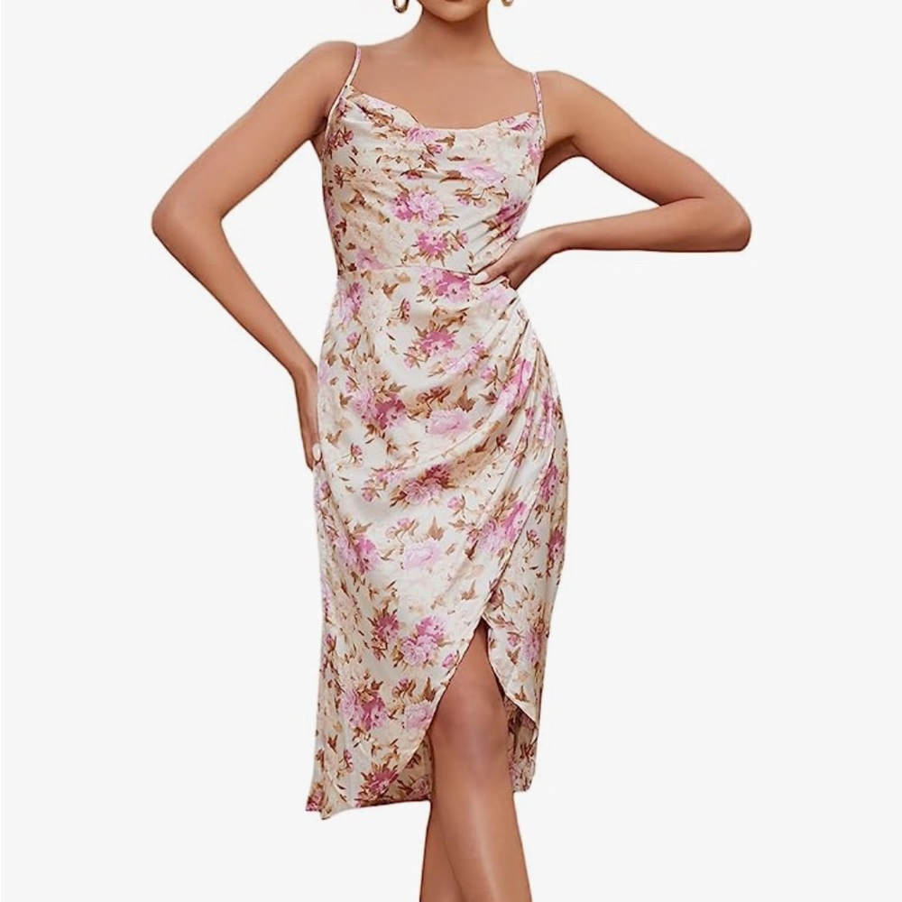 Floral Slip Dress - Picture 4 of 5